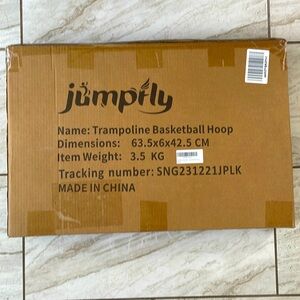 OFFERS WELCOMED - New Jumpfly Basketball Hoop for large outdoor trampoline